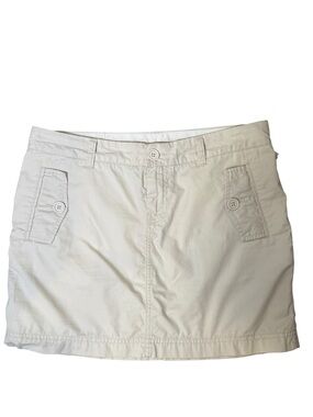 GAP size 6 Cream Cotton Skirt